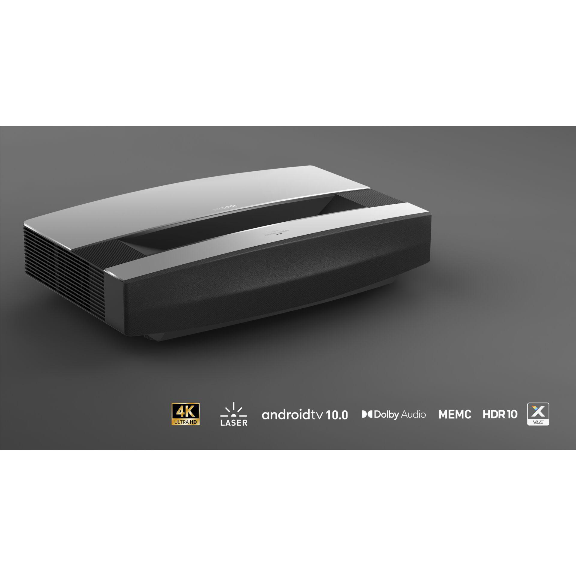 XGIMI AURA 4K Beamer(UHD 4K, 3D, 2400 ANSI-Lumen, WLAN)
