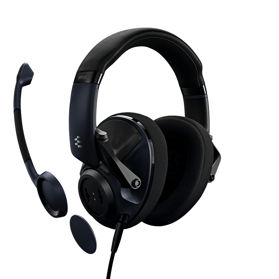 EPOS H6 PRO - Open, Gaming Black Over-ear Sebring Headset