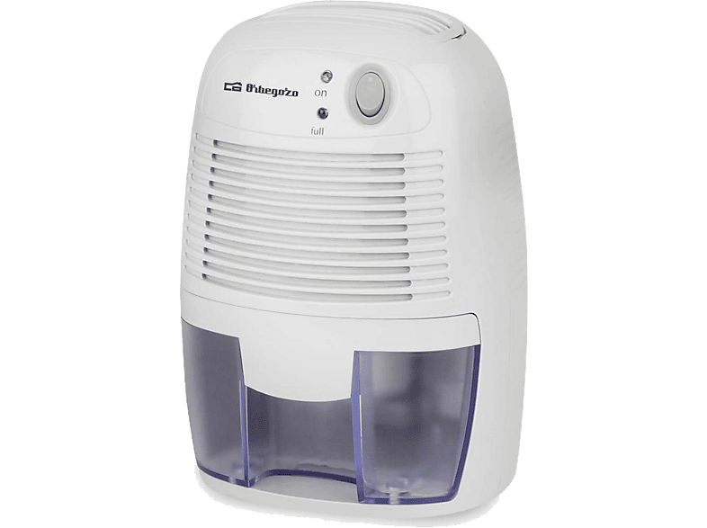 Deshumidificador - Orbegozo DH 250, Extracción 250 ml/día, Depósito 0,5l, Superficie máxima 4 m³