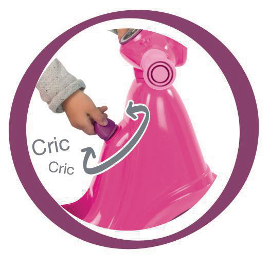 SMOBY Scooter Laufrad Pink Kinderlaufrad Rosa