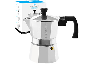 GROSCHE Milano 3 Cup 150 ml Moka Pot Gümüş