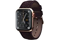 NJORD Salmon Leather Watch Strap für Apple Watch 40mm Series 1-7, SE, eldur