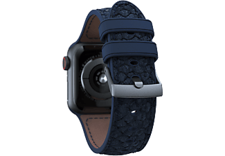 NJORD Salmon Leather Watch Strap für Apple Watch 44mm Series 1-7, SE, vatn