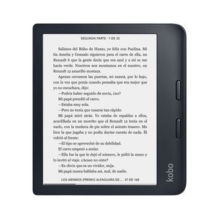 eBook - Kobo Libra 2, 7" HD, eBook y AudioBook, 32 GB, Resistente al agua, Negro