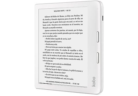 eBook - Kobo Libra 2.7" HD, eBook y AudioBook, 32 GB, Resistente al agua, Blanco