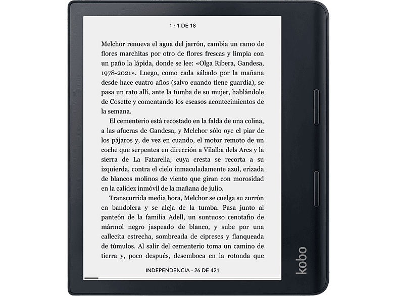 eBook  Kobo Sage, Para eBook, 8P, HD, 32GB, Bluetooth,Comfort Light PRO,  Negro