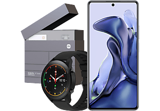 XIAOMI 11T 8/128 GB DualSIM Kék Kártyafüggetlen Okostelefon díszdobozban + Mi Watch (fekete)/BHR4550GL
