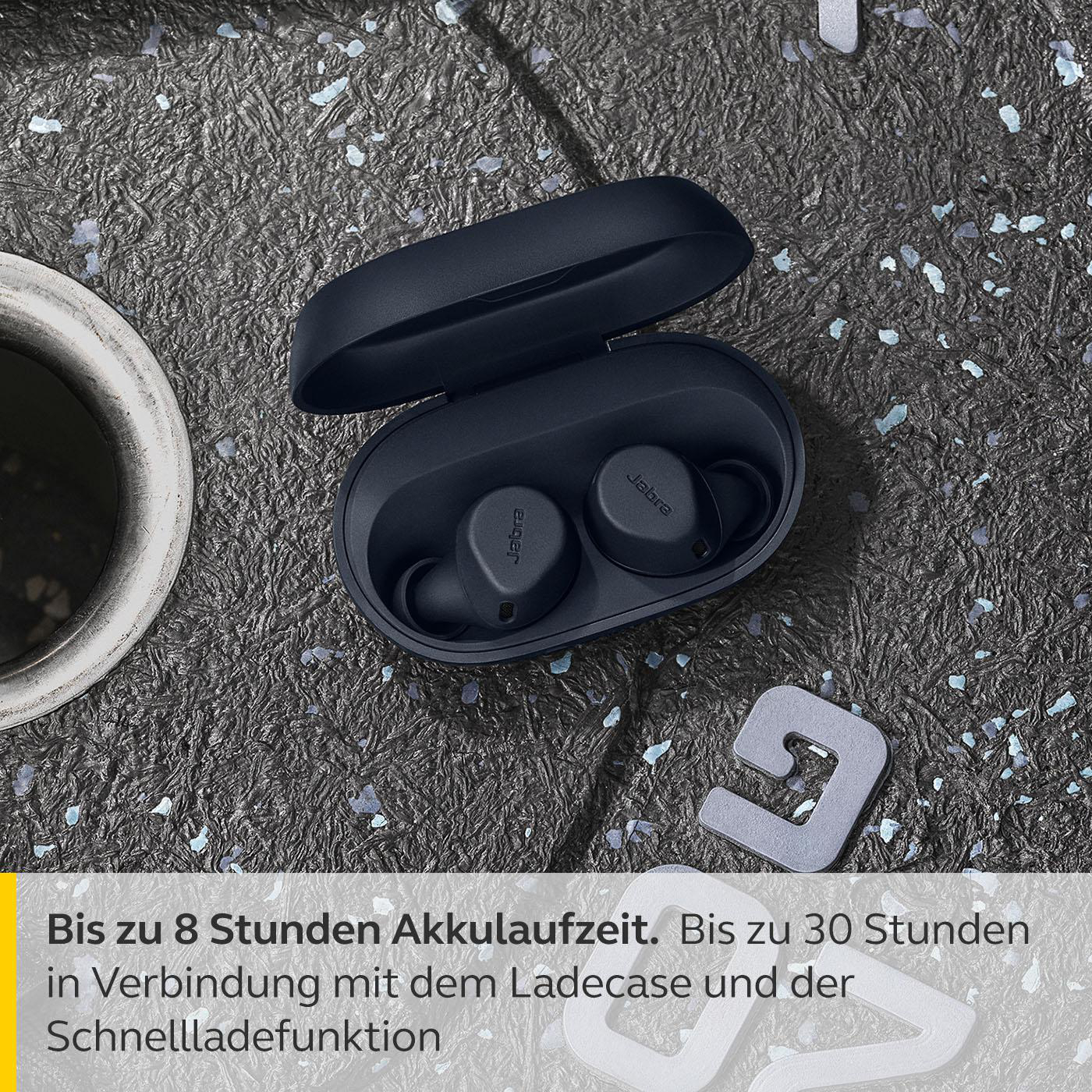 JABRA ELITE 7 ACTIVE, mit anpassbarem ANC, In-ear Kopfhörer Bluetooth Navy