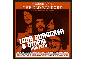 Todd Rundgren & Utopia - Live At The Old Waldorf (CD)