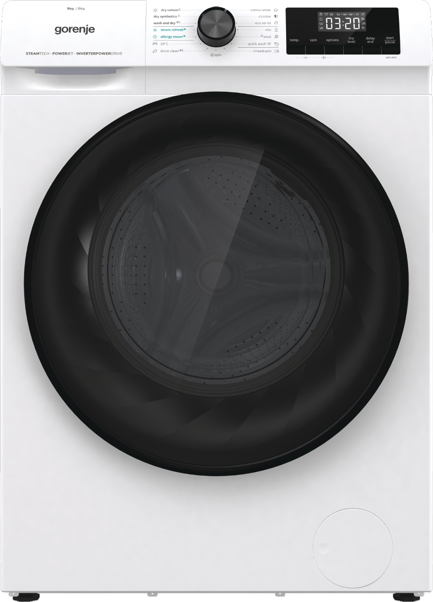 GORENJE WD9514S mosó- és szárítógép, Inverter moto, LED kijelző, SteamRefresh gőzprogram