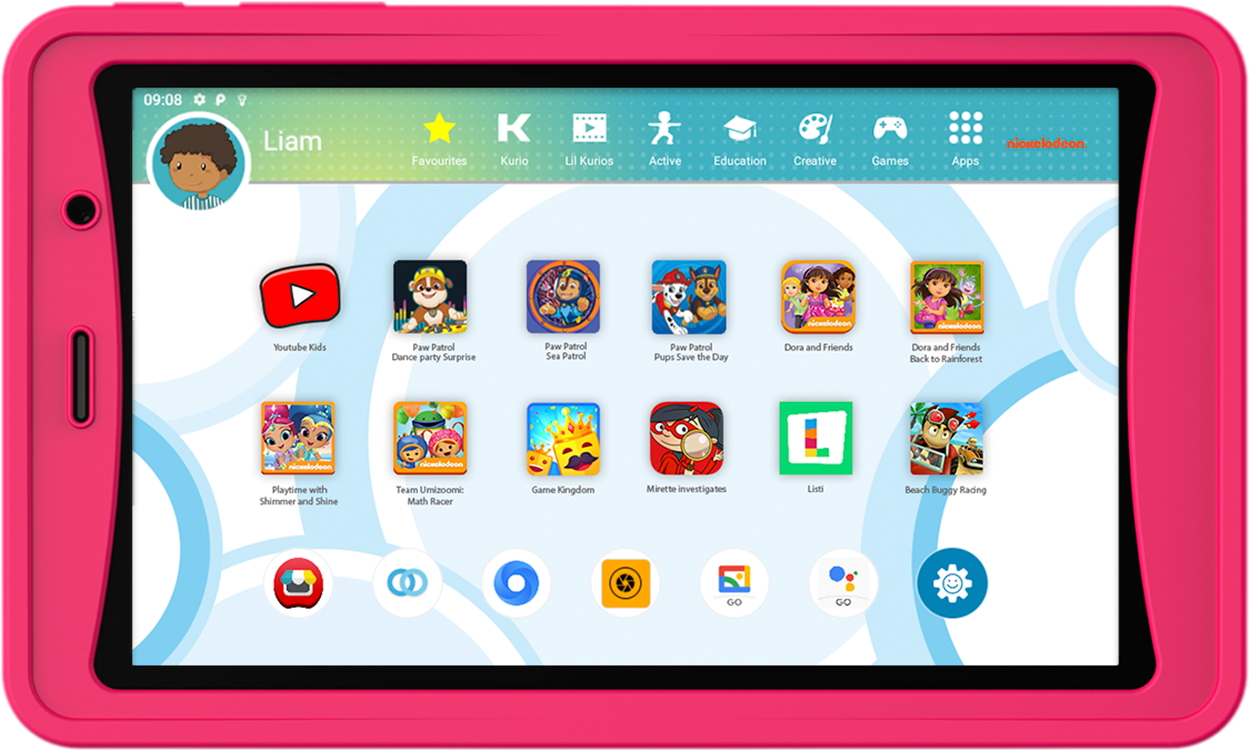 KURIO Tab Ultra 2 - Nickelodeon - Pink - 7"