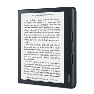 KOBO SAGE ZWART - 8 inch - 32 GB (ongeveer 24.000 e-books) - Spatwaterbestendig