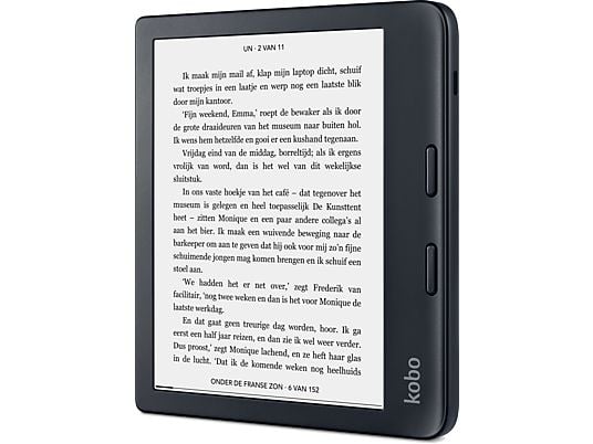 KOBO LIBRA 2 ZWART - 7 inch - 32 GB (ongeveer 24.000 e-books) - Spatwaterbestendig