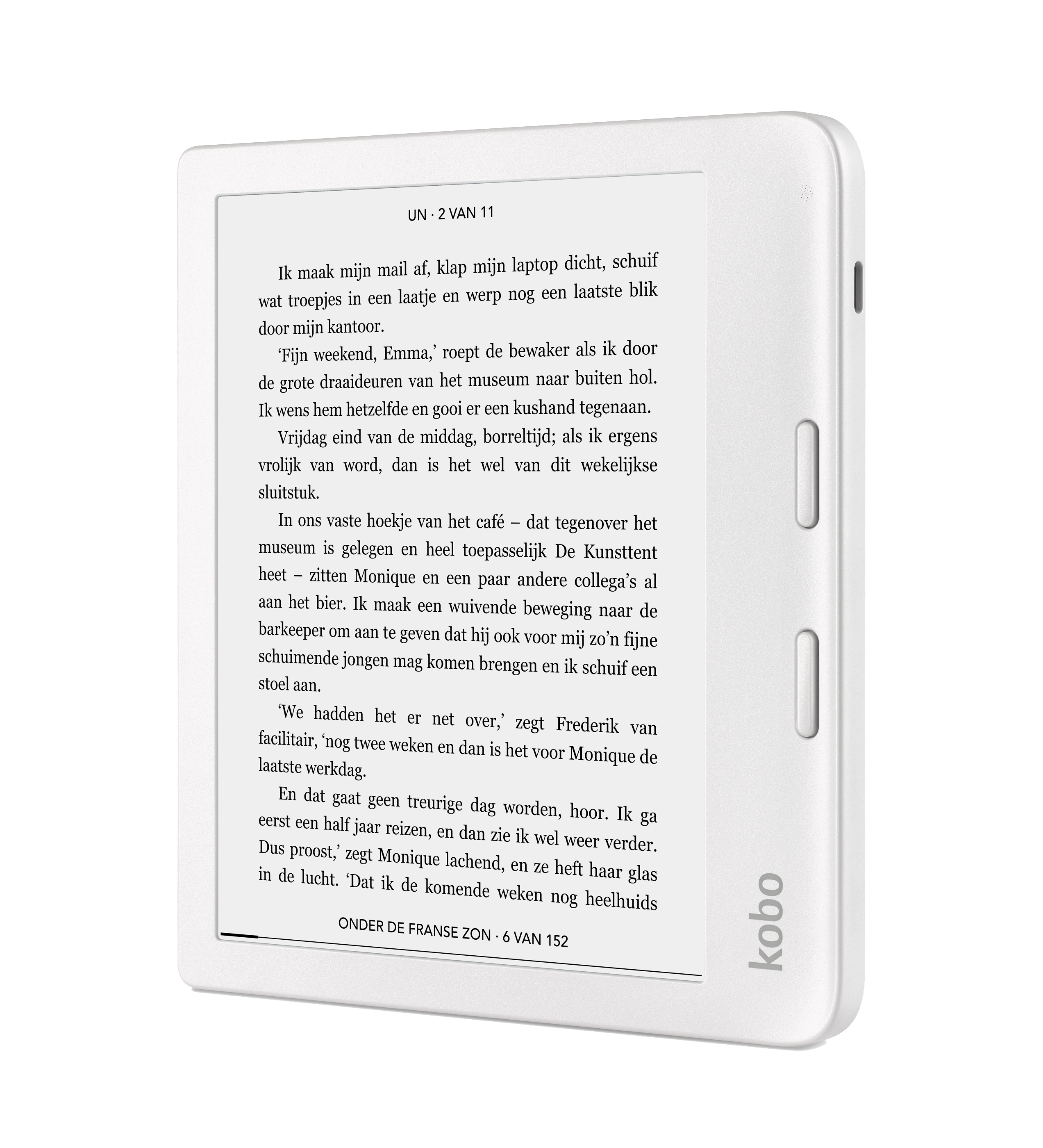 Kobo Libra 2 Wit - 7 Inch 32 Gb (ongeveer 24.000 E-books) Spatwaterbestendig