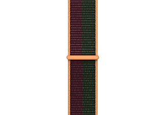 APPLE Cinturino sport loop da 45 mm - Fascia da braccio  (Ciliegia scuro/Verde foresta)