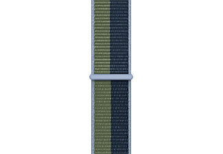 APPLE 45 mm Sport Loop - Bracelet  (Bleu abîme / vert mousse)