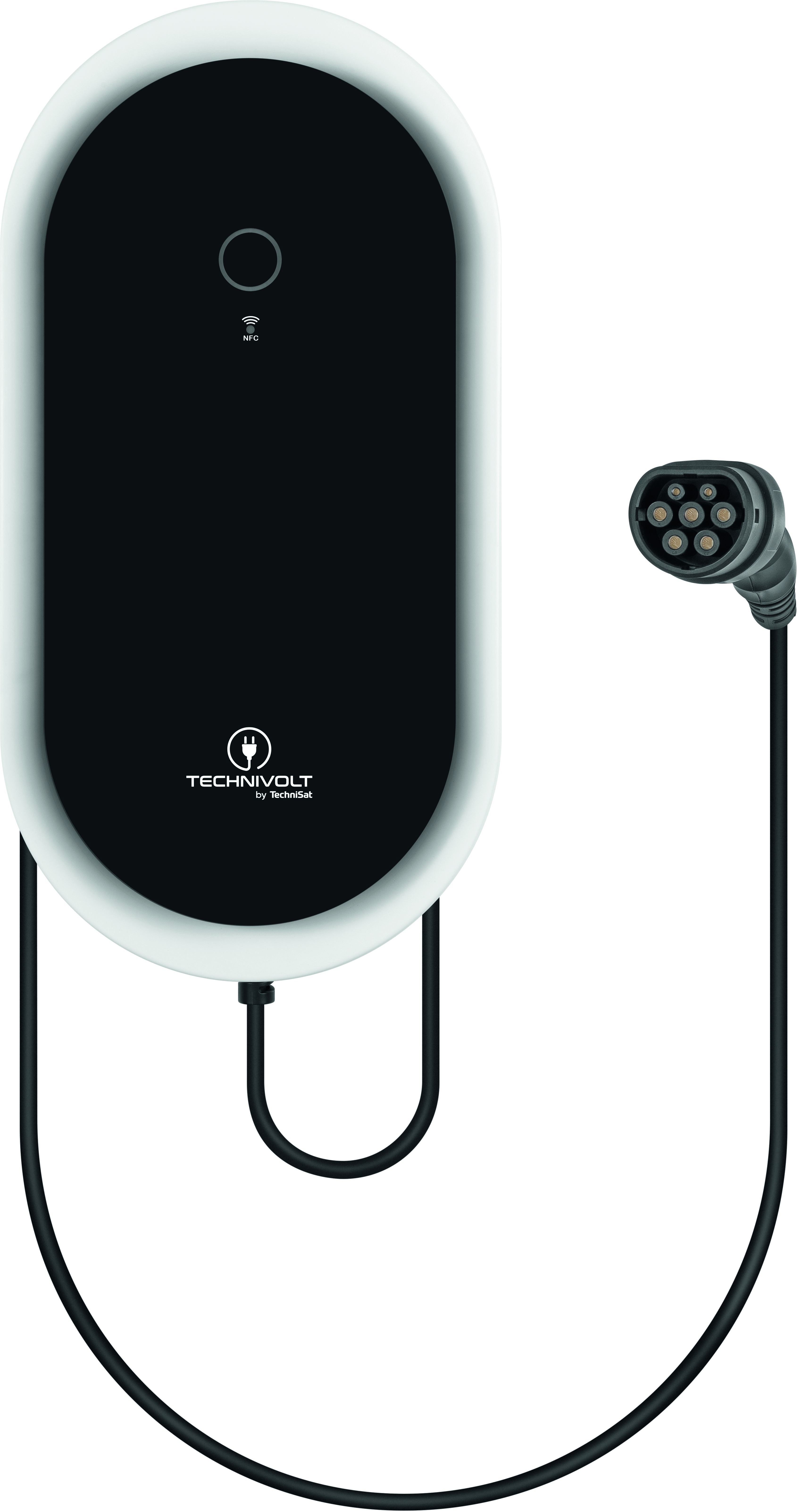 TECHNISAT TECHNIVOLT 1100 Wallbox Ladestation für Elektrofahrzeuge, 11 kW, Kabellänge: 5 m