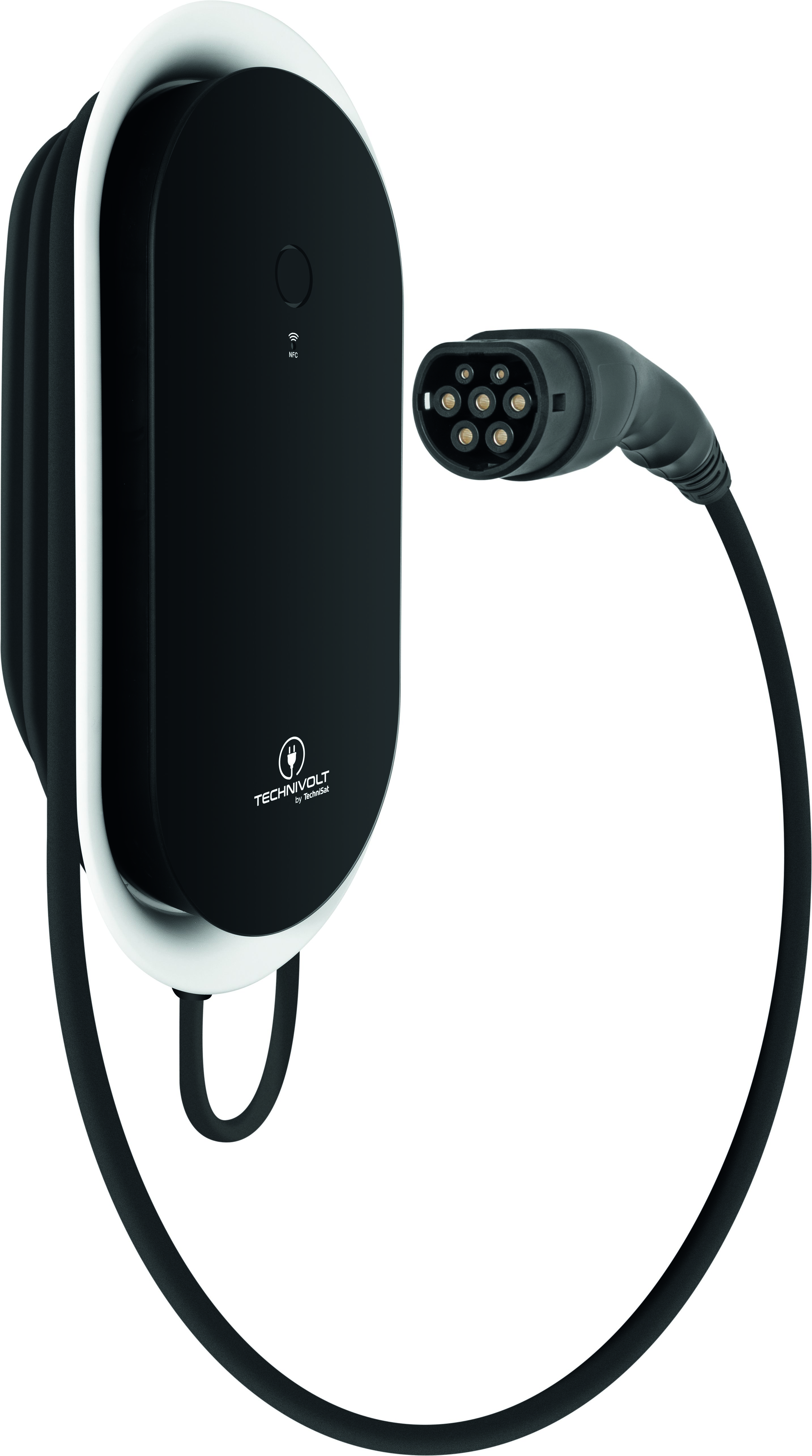 TECHNISAT TECHNIVOLT 1100 Wallbox Ladestation für Elektrofahrzeuge, 11 kW, Kabellänge: 5 m