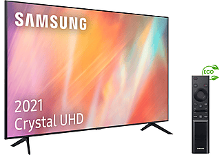 TV LED 50" - Samsung UE50AU7175UXXC, UHD 4K, Crystal UHD, Smart TV, HDR10+, Tizen, Dolby Digital Plus, Titan Gray