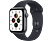 APPLE Watch SE (GPS) 44 mm - Smartwatch (Regular 140-210 mm, Fluorélastomère, Gris sidéral / bleu nuit)
