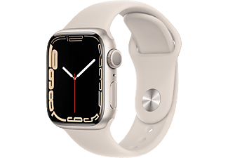 APPLE Watch Series 7 41 mm sterrenlicht aluminium / sterrenlicht sportband