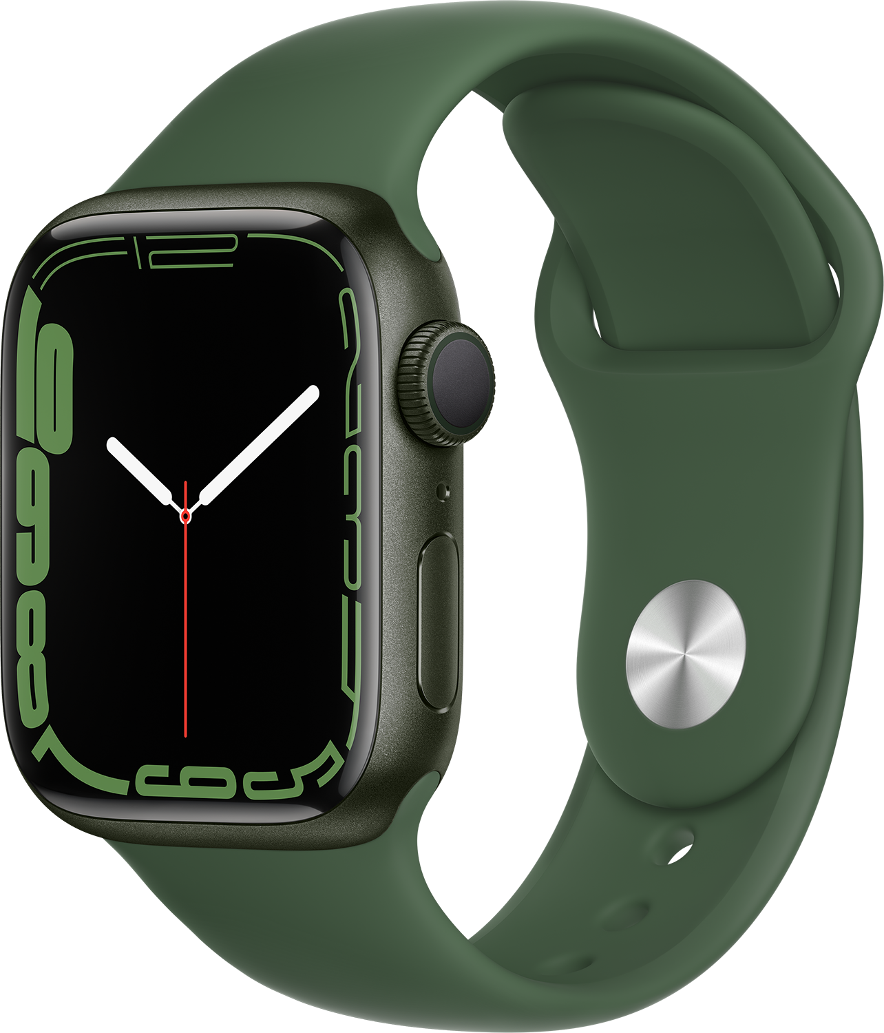 APPLE Watch Series 7 41 mm groen aluminium / groene sportband