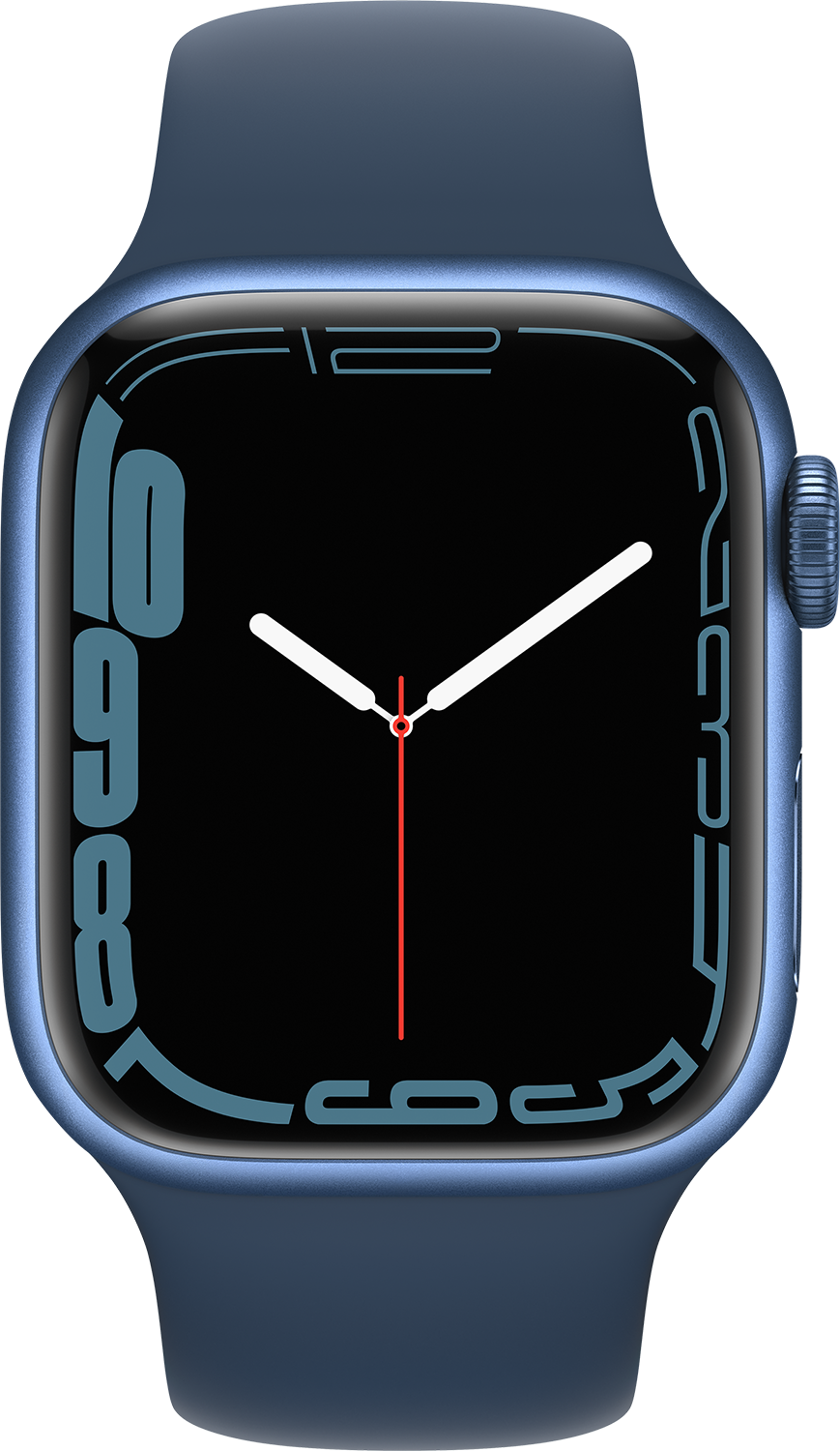 APPLE Watch Series 7 41 mm blauw aluminium / blauwe sportband