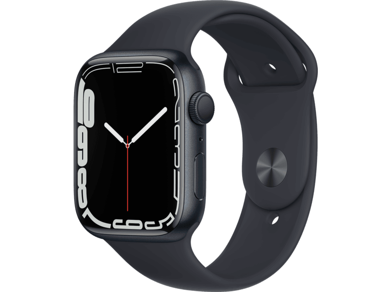 Gezamenlijk Tol Opname APPLE Watch Series 7 45 mm middernacht aluminium / middernacht sportband  kopen? | MediaMarkt