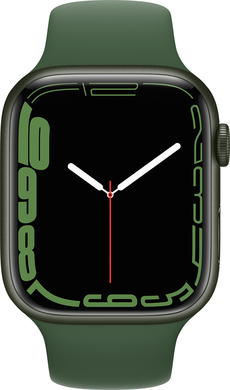 APPLE Watch Series 7 45 mm groen aluminium / groene sportband