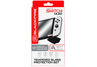 Protector Pantalla - Ardistel Blackfire, Para Nintendo Switch OLED, Cristal templado, Transparente