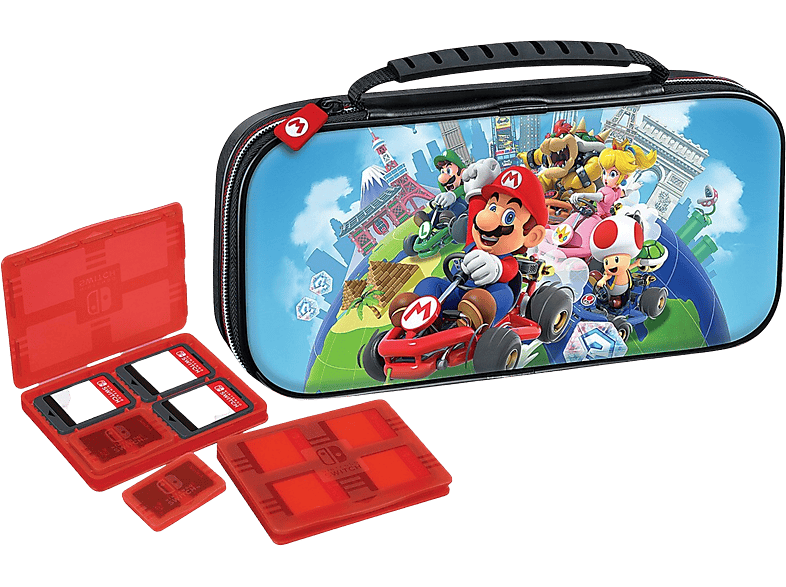 Funda Nintendo Switch - Ardistel NNS50GR, MarioKart, Para Switch, OLED y Lite, Multicolor