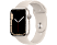APPLE Watch Series 7 (GPS) 45 mm - Smartwatch (Regular 140–210 mm, Hochleistungs-Fluorelastomer, Polarstern/Polarstern)