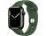 APPLE Watch Series 7 (GPS) 45 mm - Smartwatch (Regular 140–210 mm, Hochleistungs-Fluorelastomer, Grün/Klee)