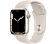 APPLE Watch Series 7 (GPS) 41 mm - Smartwatch (Regular 130–200 mm, Hochleistungs-Fluorelastomer, Polarstern/Polarstern)
