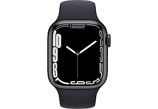 APPLE Watch Series 7 GPS 41mm Aluminiumgehäuse, Sportarmband, Mitternacht