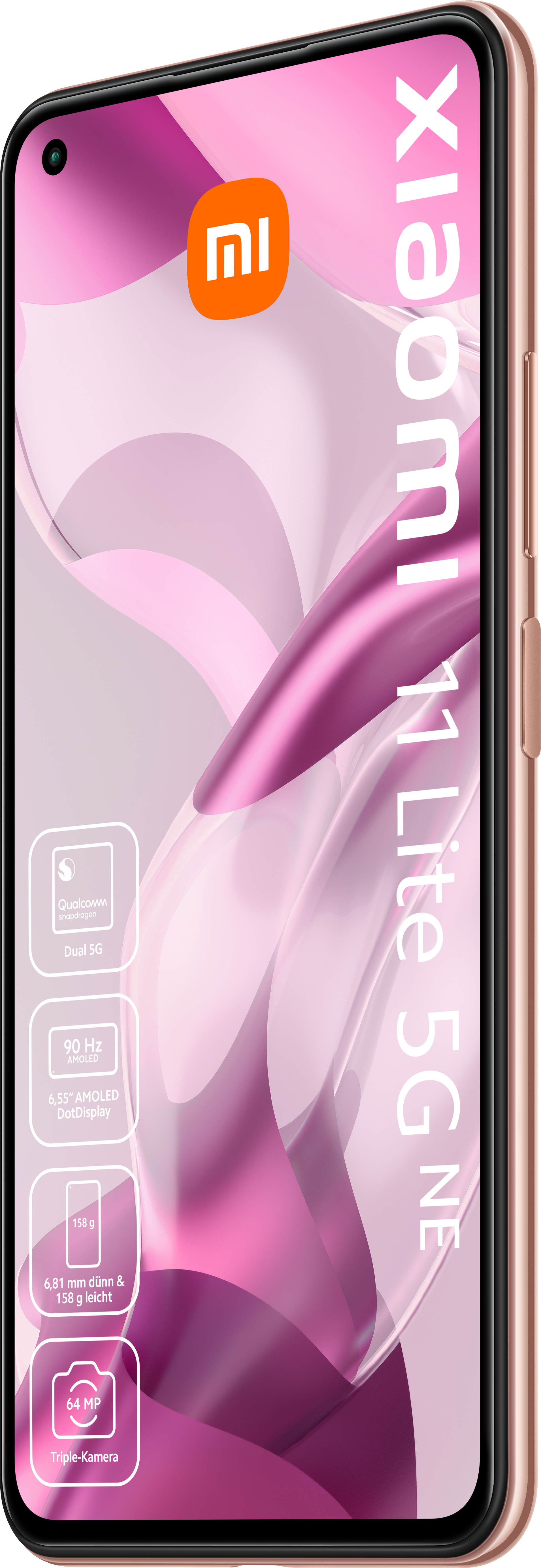 XIAOMI 11 Lite 5G NE 128 GB Peach Pink Dual SIM