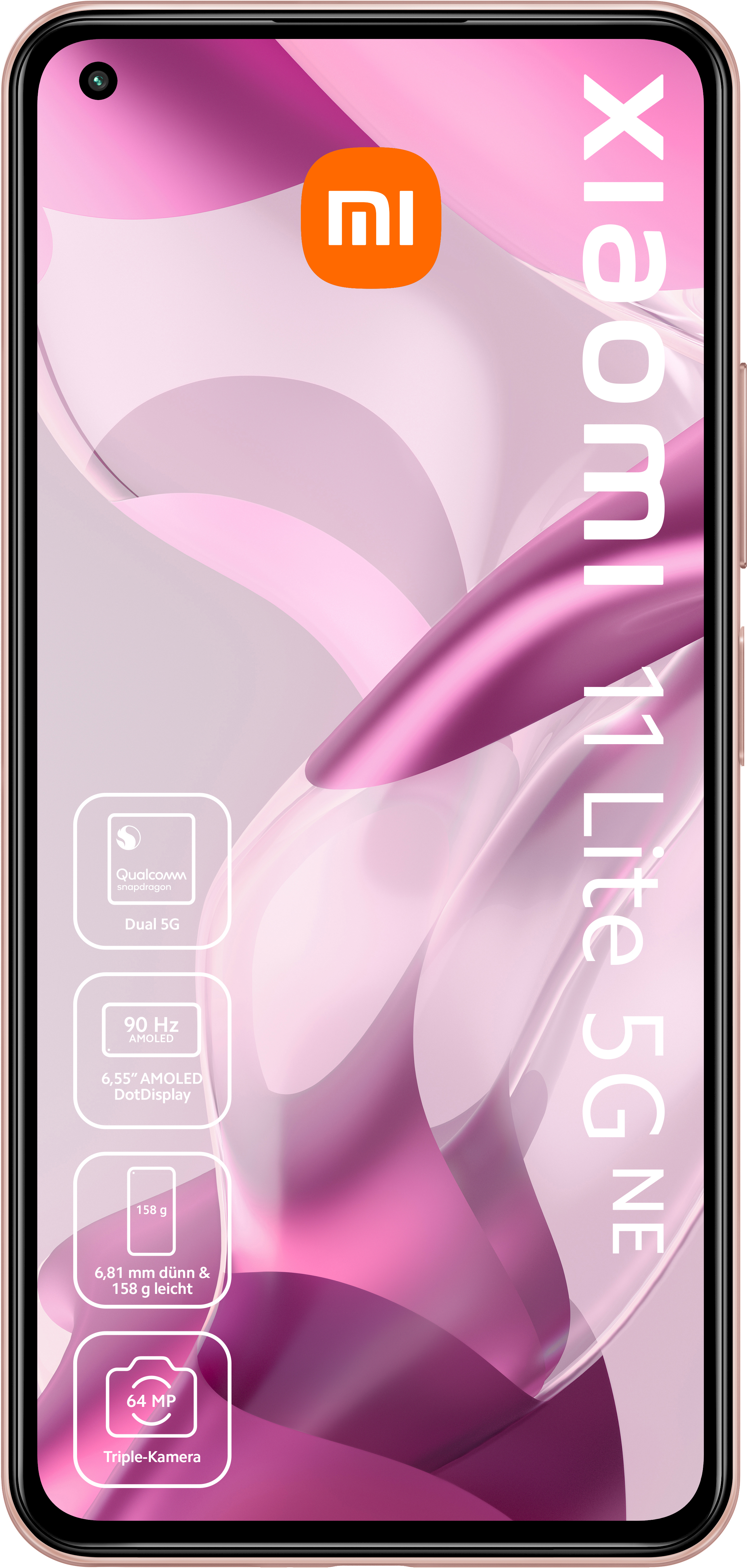 XIAOMI 11 Lite 5G NE 128 GB Peach Pink Dual SIM