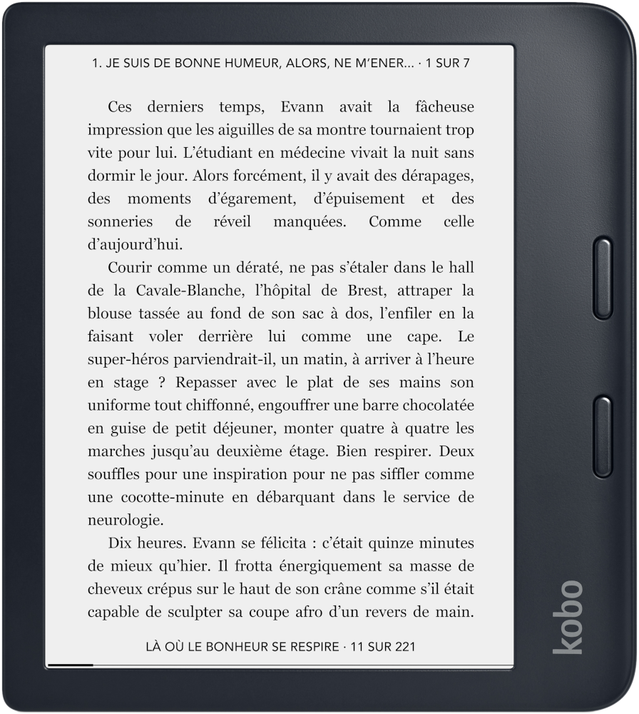 KOBO E-reader Libra 2 Noir (N418-KU-BK-K-EP)