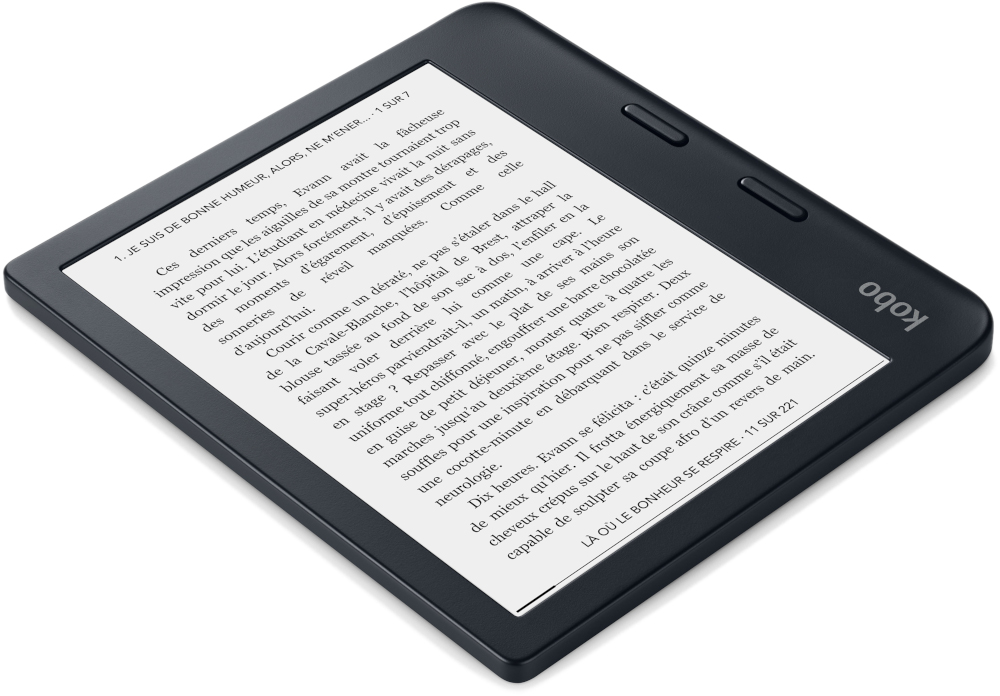 KOBO E-reader Libra 2 Noir (N418-KU-BK-K-EP)