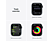 APPLE Watch Series 7 GPS Nike - Aluminium kast Midnight 41mm, Sportbandje Nike Antraciet (MKN43NF/A)