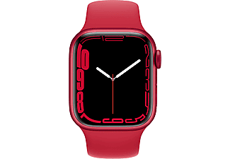 APPLE Watch Series 7 GPS 41mm Aluminiumgehäuse, Sportarmband, PRODUCT(RED)/Rot