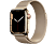 APPLE Watch Series 7 (GPS + Cellular) 41 mm - Smartwatch (One Size 130–180 mm, Edelstahl­geflecht, Gold/Gold)