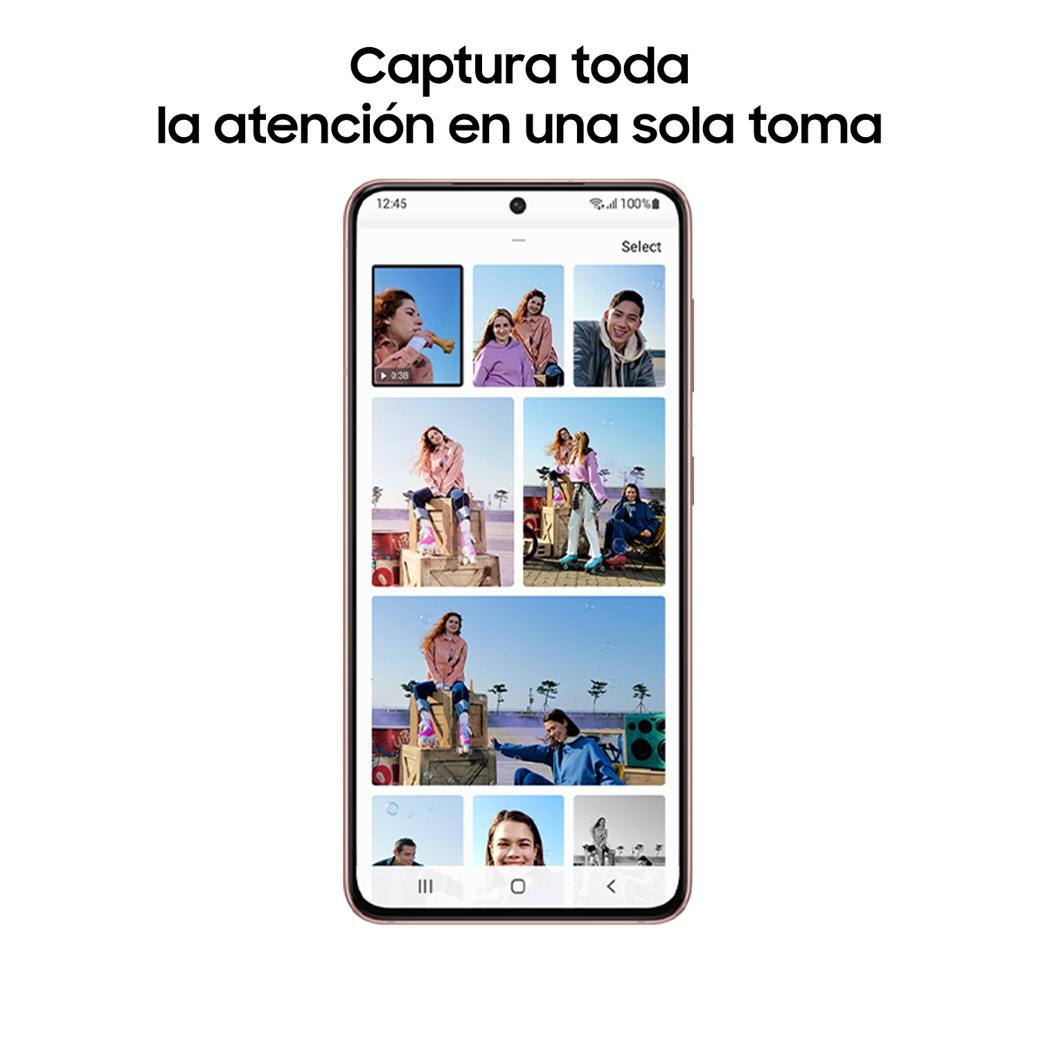 Móvil - Samsung Galaxy S21 5G, Violeta, 128 GB, 8 GB RAM, 6.2" Dynamic AMOLED 120Hz, Exynos 2100, 4000 mAh