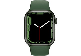 APPLE Watch Series 7 GPS + Cell 41mm Aluminiumgehäuse, Sportarmband, Grün/Klee