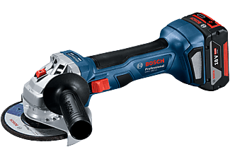 BOSCH PROFESSIONAL GWS 180-LI Akkus sarokcsiszoló, 125mm, akkuval és töltővel (2x4,0Ah) kofferben (06019H9021)