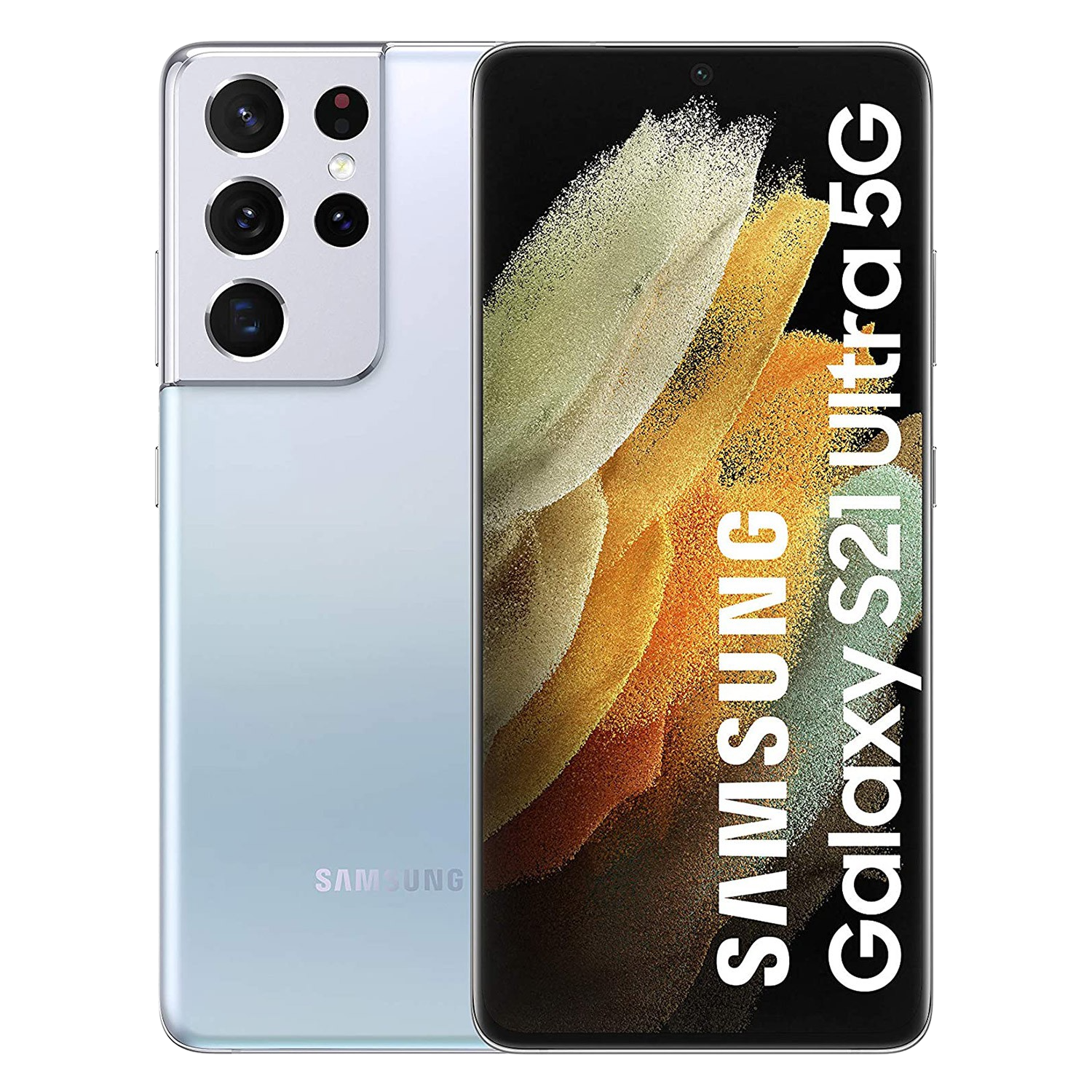 Móvil - Samsung Galaxy S21 Ultra 5G, Plata, 512GB, 16 GB RAM, 6.8" Dynamic AMOLED 120Hz, Exynos 2100, 5000 mAh