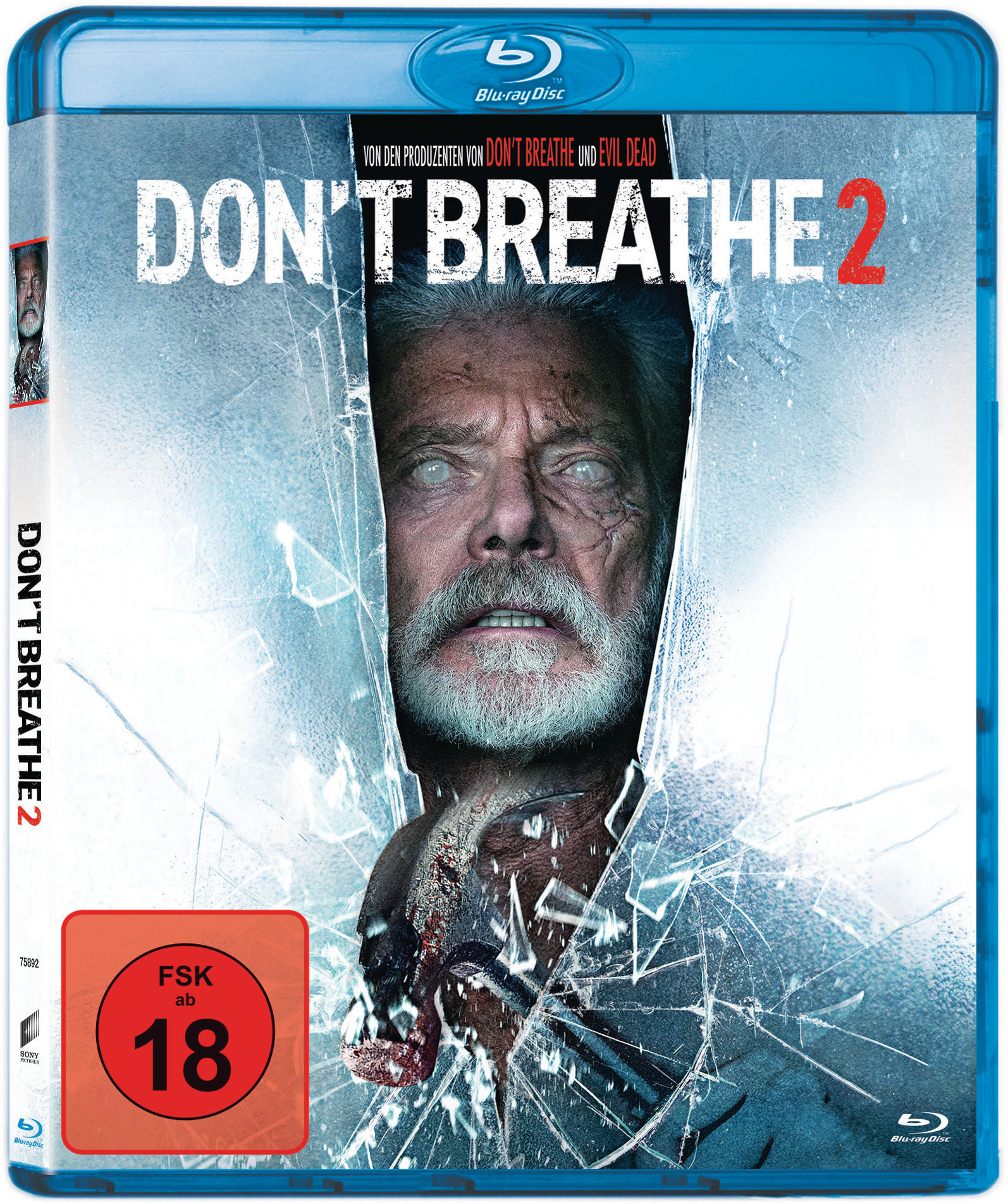 Ein rot-weißes Design mit Text und Logo auf weißem Hintergrund.