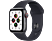 APPLE Watch SE (GPS + Cellular) 44 mm - Smartwatch (Regular 140-210 mm, Fluorélastomère, Gris sidéral / bleu nuit)