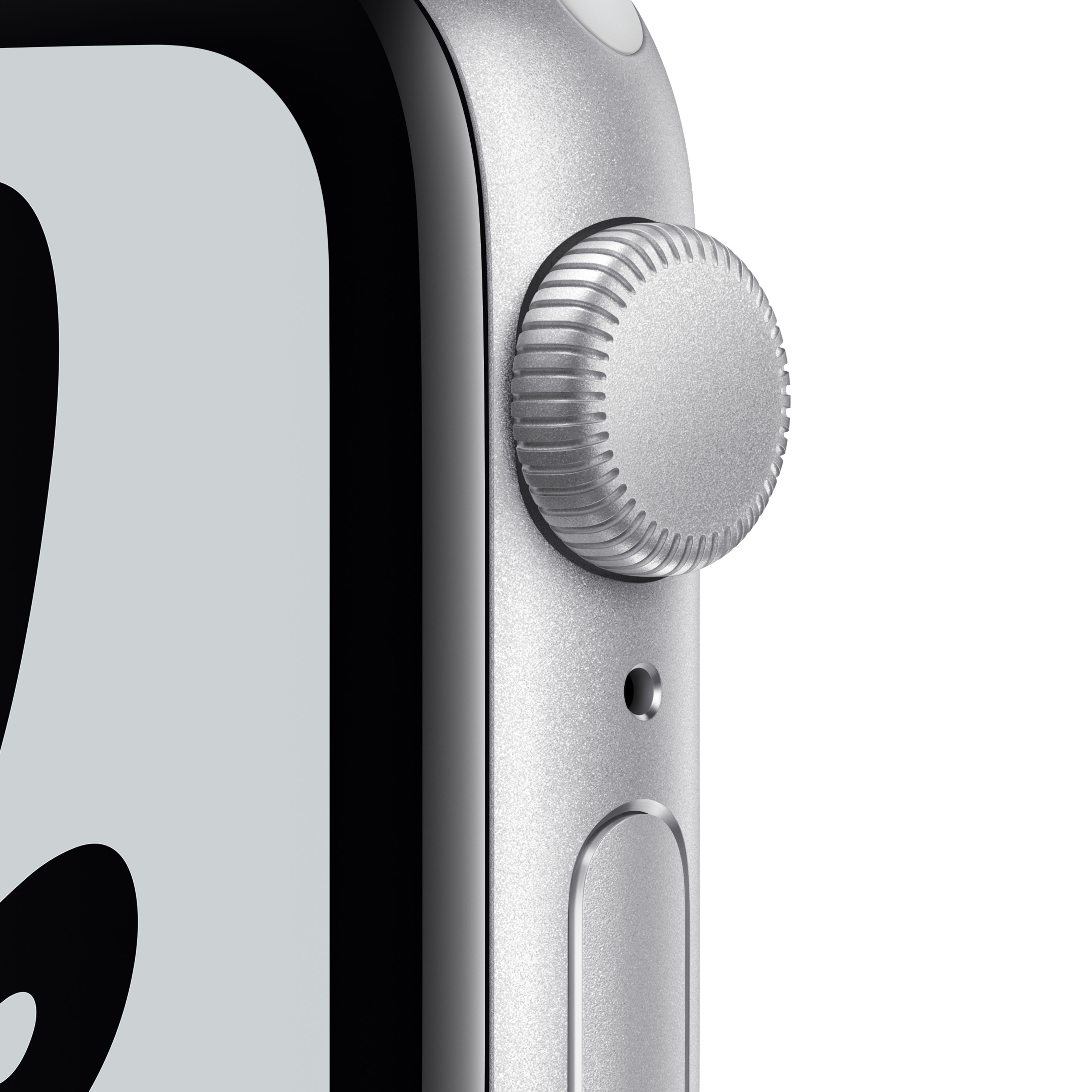 APPLE Watch Nike SE GPS 40mm Aluminiumgehäuse Silber mit Sportarmband Pure Platinum/Schwarz