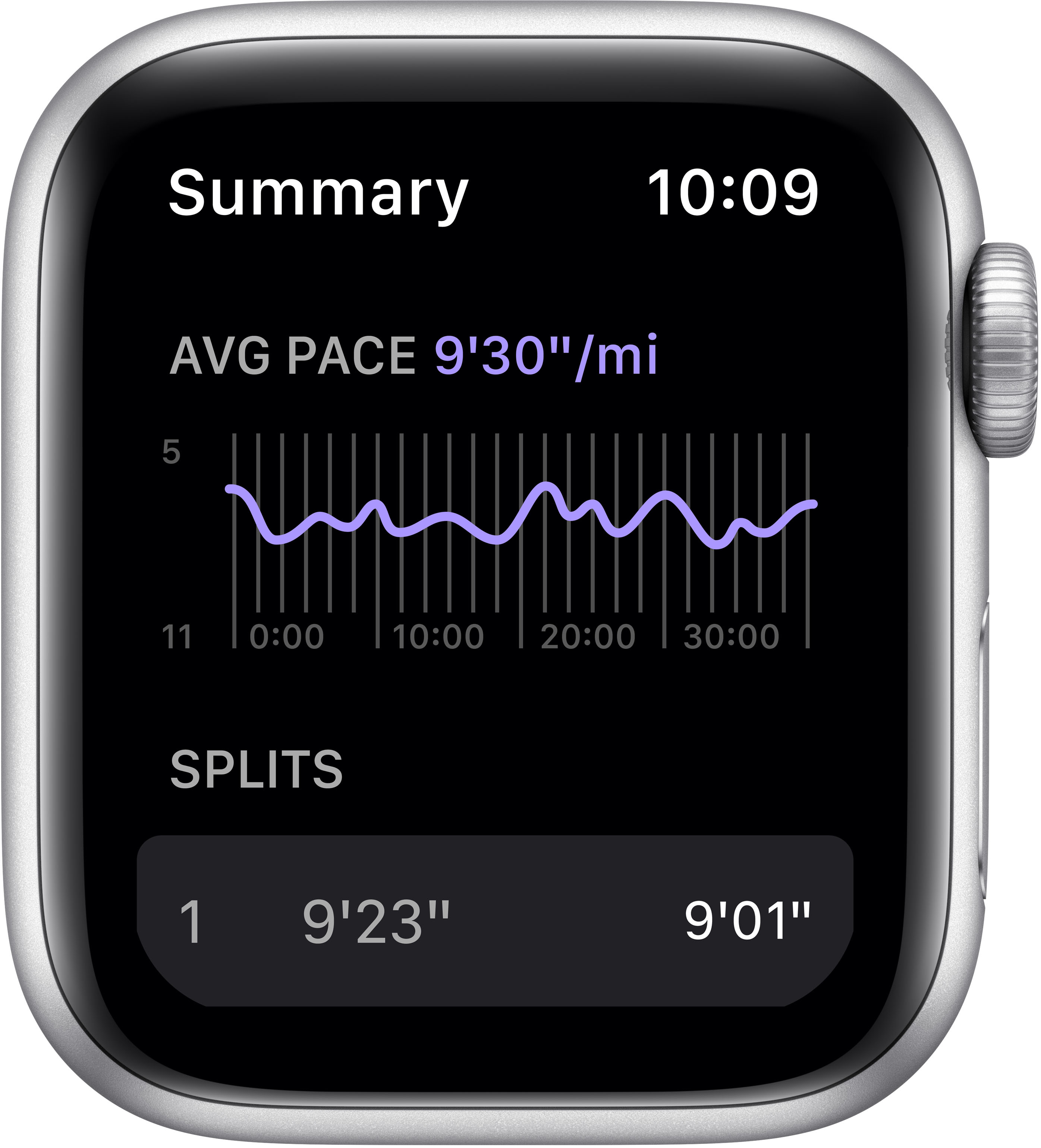 APPLE Watch Nike SE GPS 40mm Aluminiumgehäuse Silber mit Sportarmband Pure Platinum/Schwarz